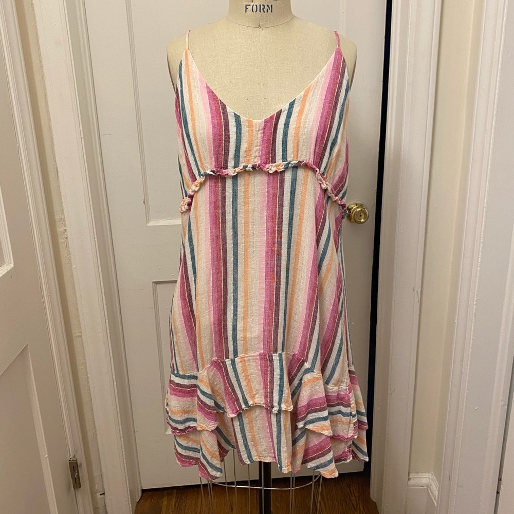 Rails Multi Color Spaghetti Strap Dress